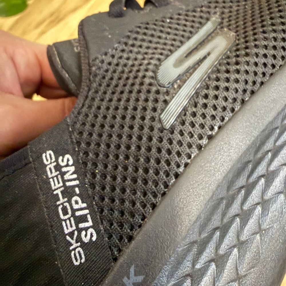 Skechers Black GOwalk Mesh Slip-On Sneakers - Picture 5 of 11